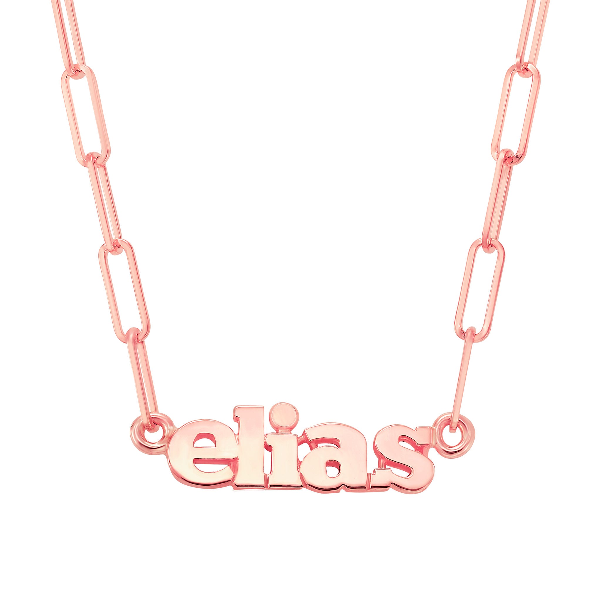 Mini Name Link Chain Necklace